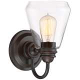 Foundry 10&quot; High Satin Bronze Wall Sconce