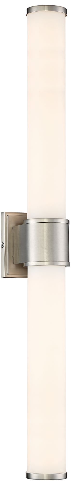 Linden 30" Wide Satin Platinum LED Bath Light