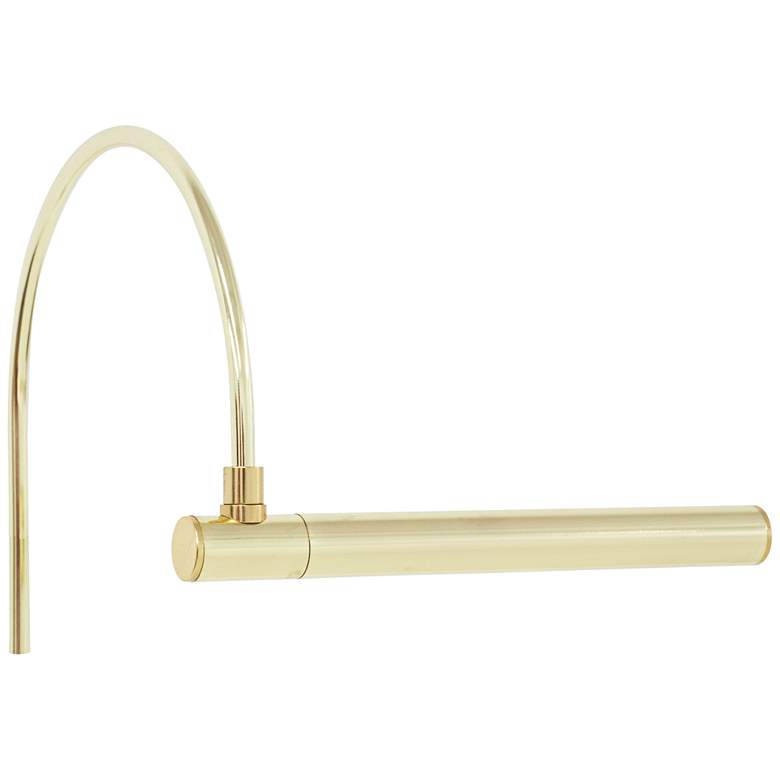Image 1 Advent Profile 9" Wide Polished Brass LED Picture Light