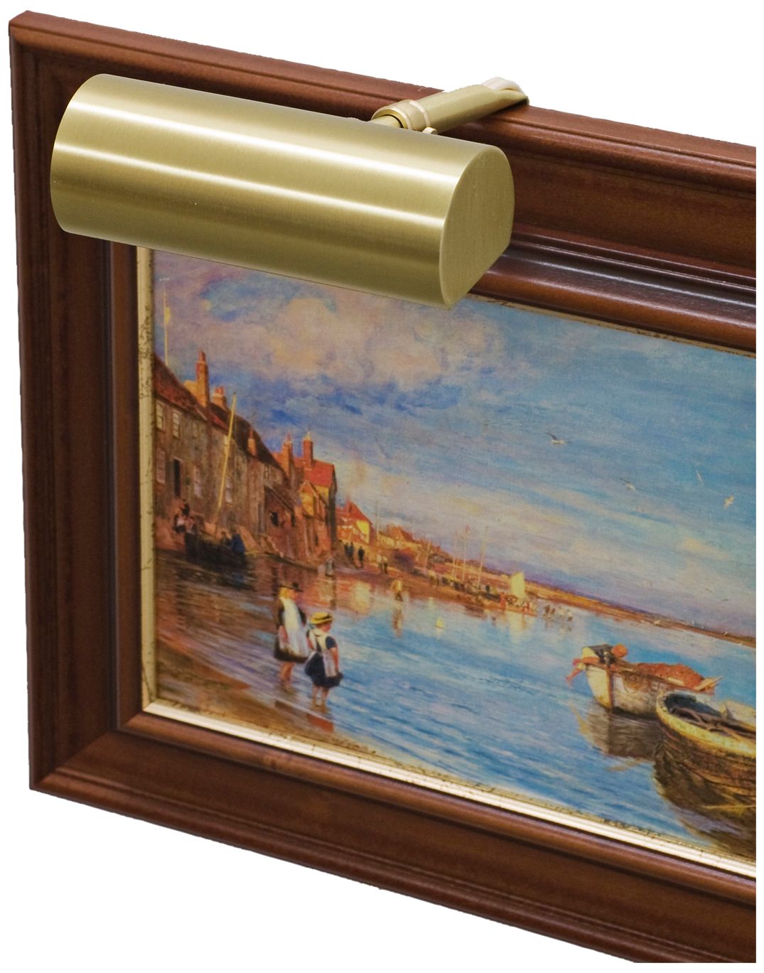 House of Troy Contemporary 5" Wide Satin Brass Picture Light