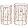 Zuo Sage Gold Side Tables Set of 2