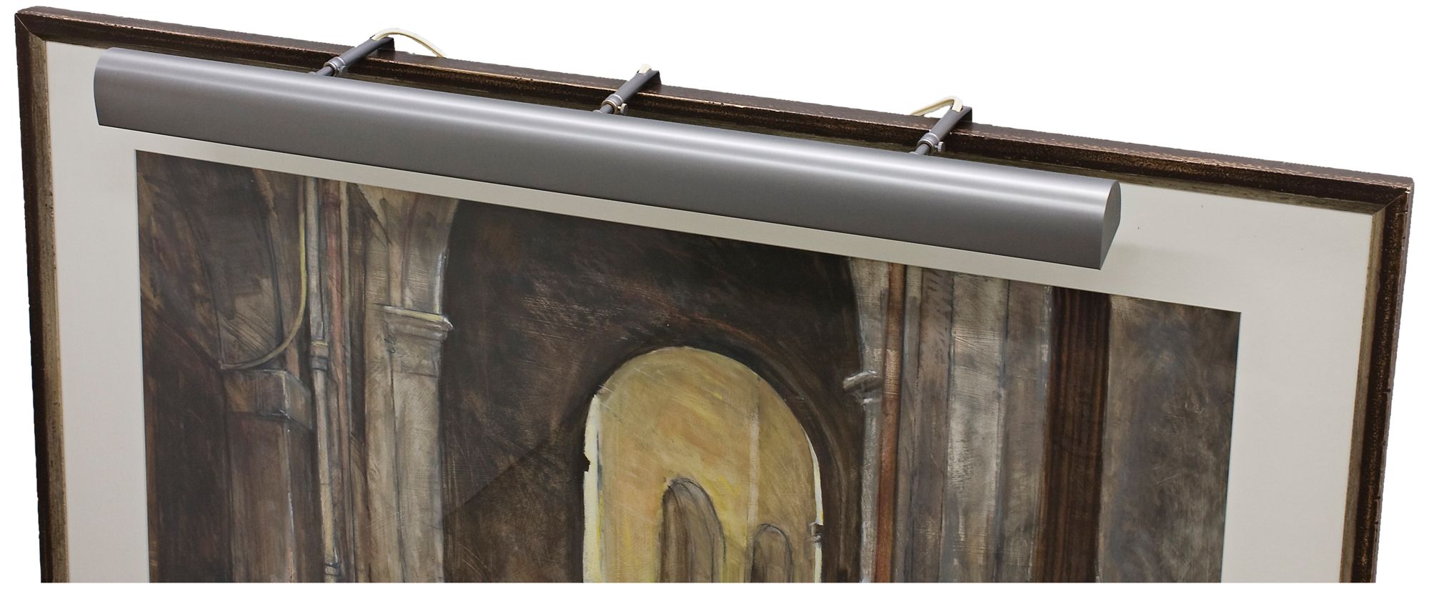 House of Troy Traditional 42" Wide Pewter Picture Light