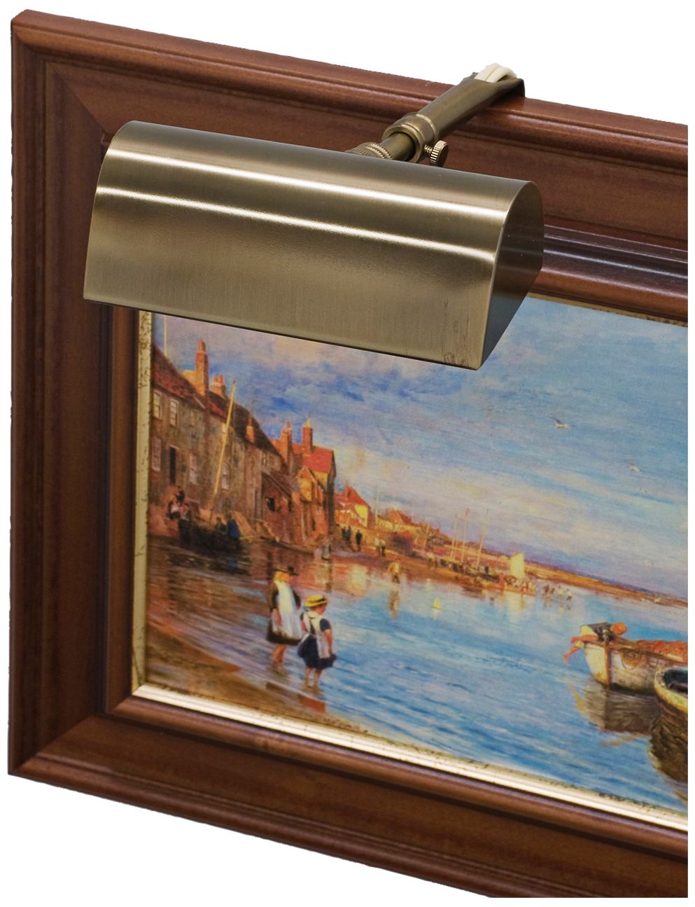 House of Troy Traditional 4" Wide Statuary Bronze Picture Light