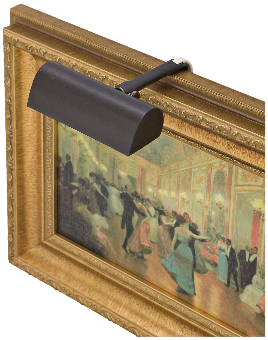 House of Troy Traditional 4" Wide Mahogany Bronze Picture Light