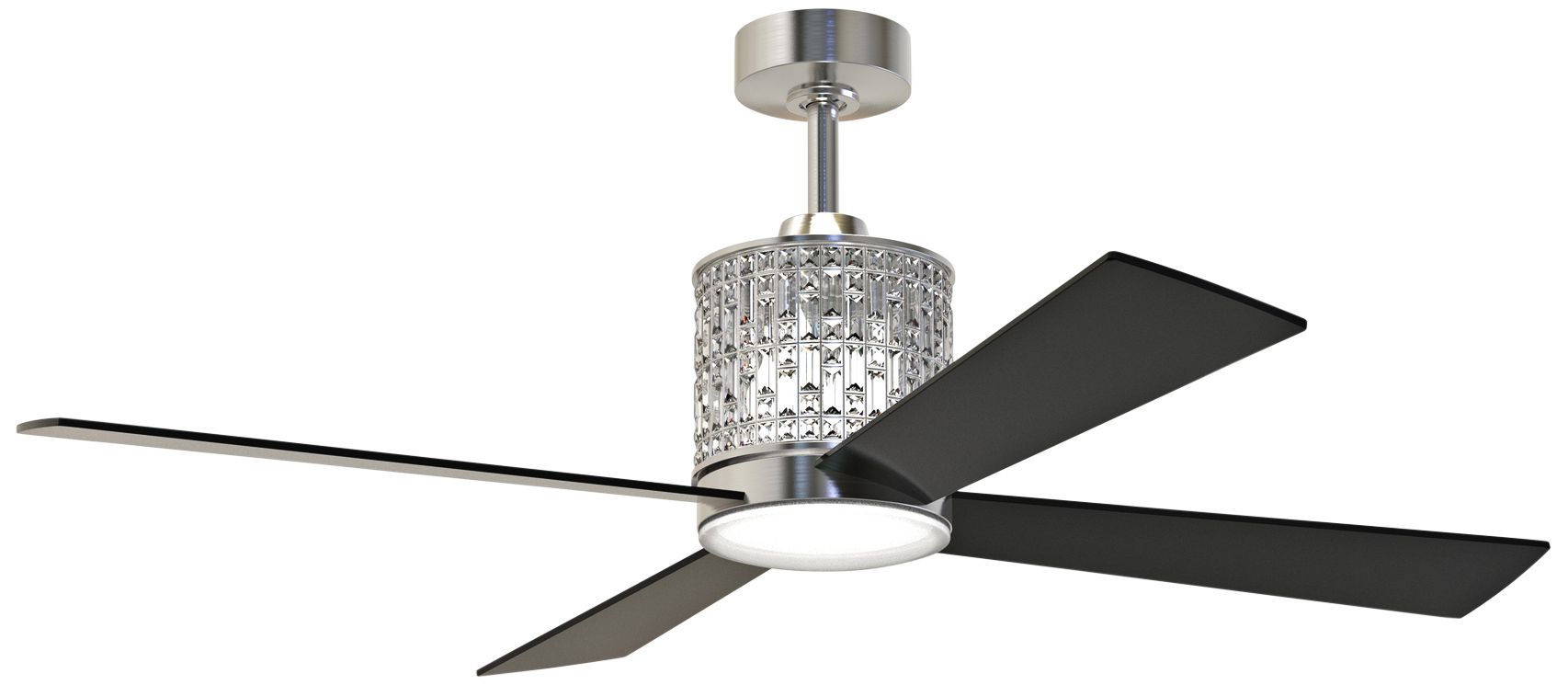 52" Craftmade Marissa Polished Nickel LED Ceiling Fan 22D54 Lamps Plus