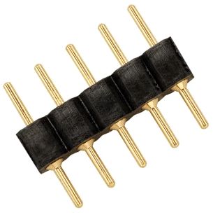 WAC Black Male to 5-Pin Connectors Pack of 50