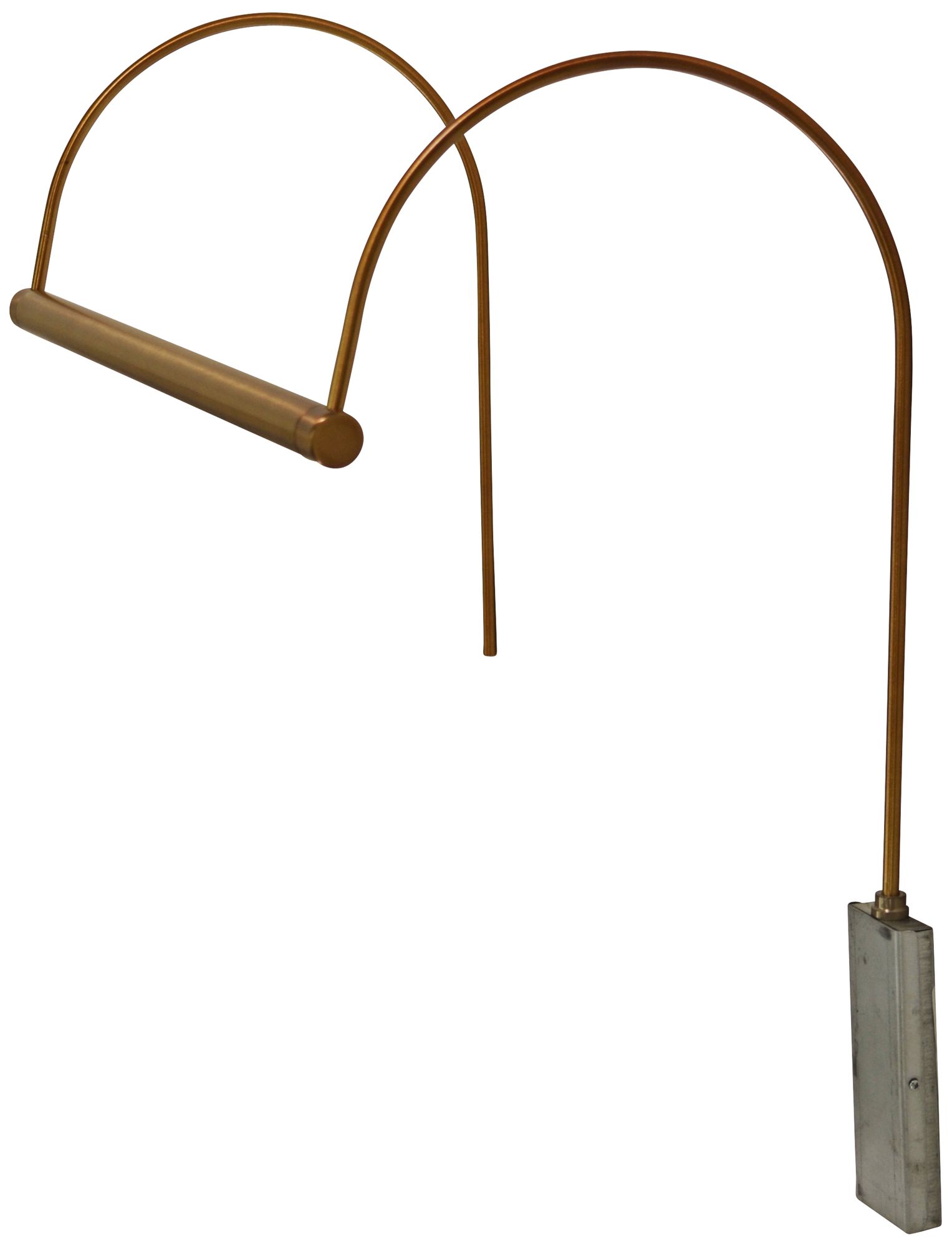 Ultra Slim-Line 15" Wide Weathered Brass LED Picture Light