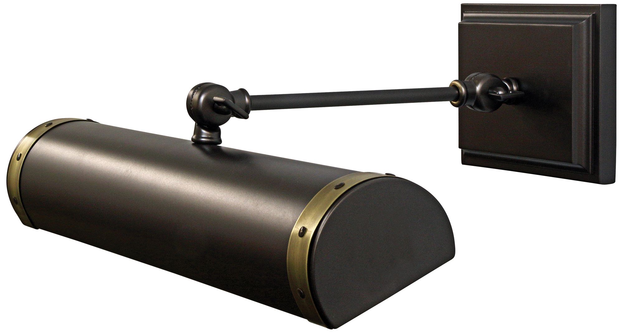 Steamer 16" Wide Mahogany Bronze Direct Wire Picture Light