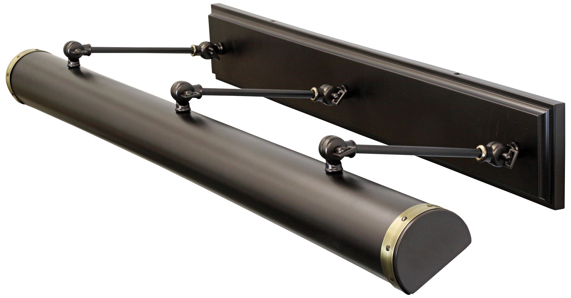 Steamer 42" Wide Mahogany Bronze Direct Wire LED Picture Light