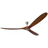 88&quot; Monte Carlo Maverick Koa Damp Rated Large Fan with Remote