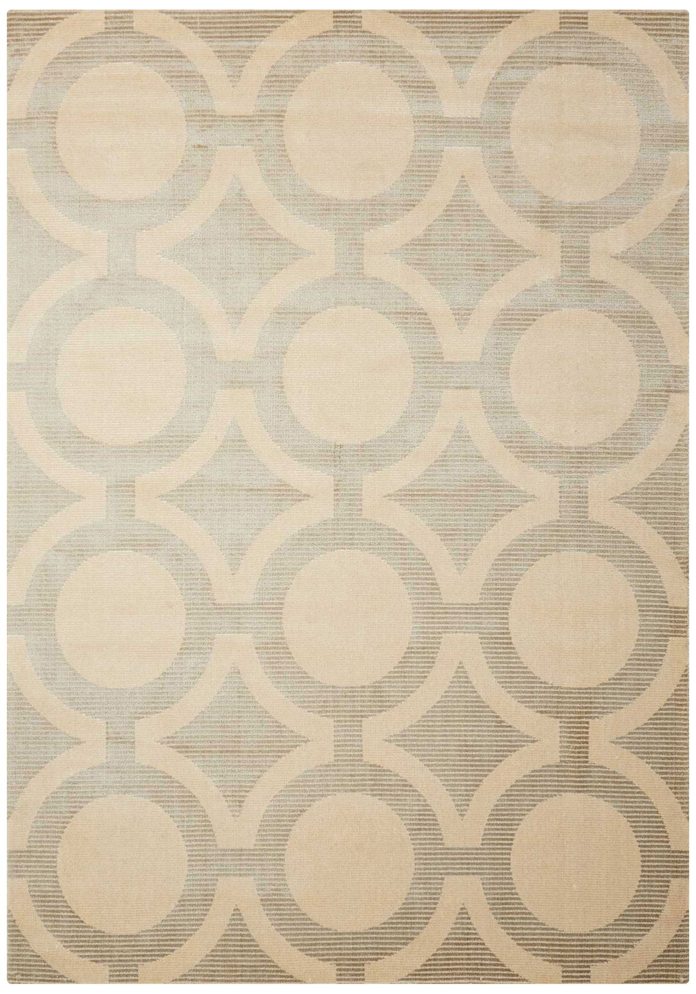 Nourison Luminance LUM01 Cream Gray Area Rug 