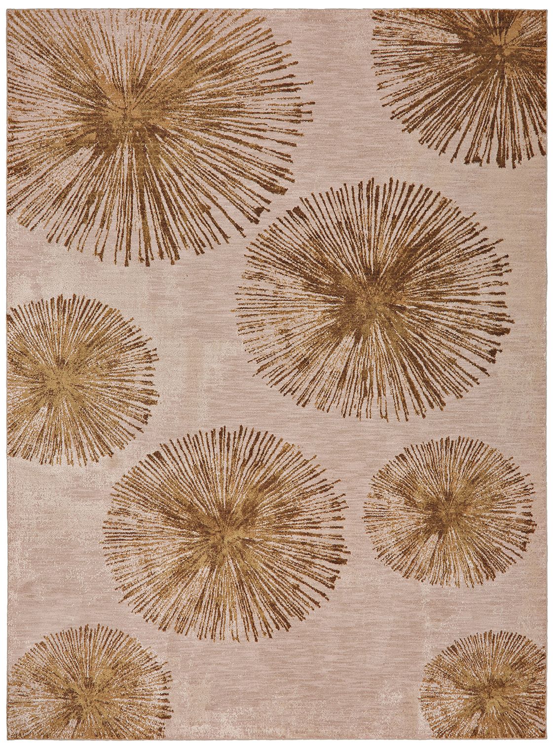 Cosmopolitan 90964 Haight Brushed Gold Area Rug 