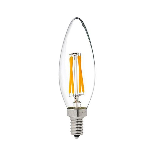 Maxlite Clear 4 Watt E12 Base JA8 Filament LED Light Bulb