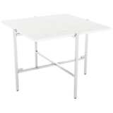 Zuo Titan 24&quot; Wide Silver Side Table