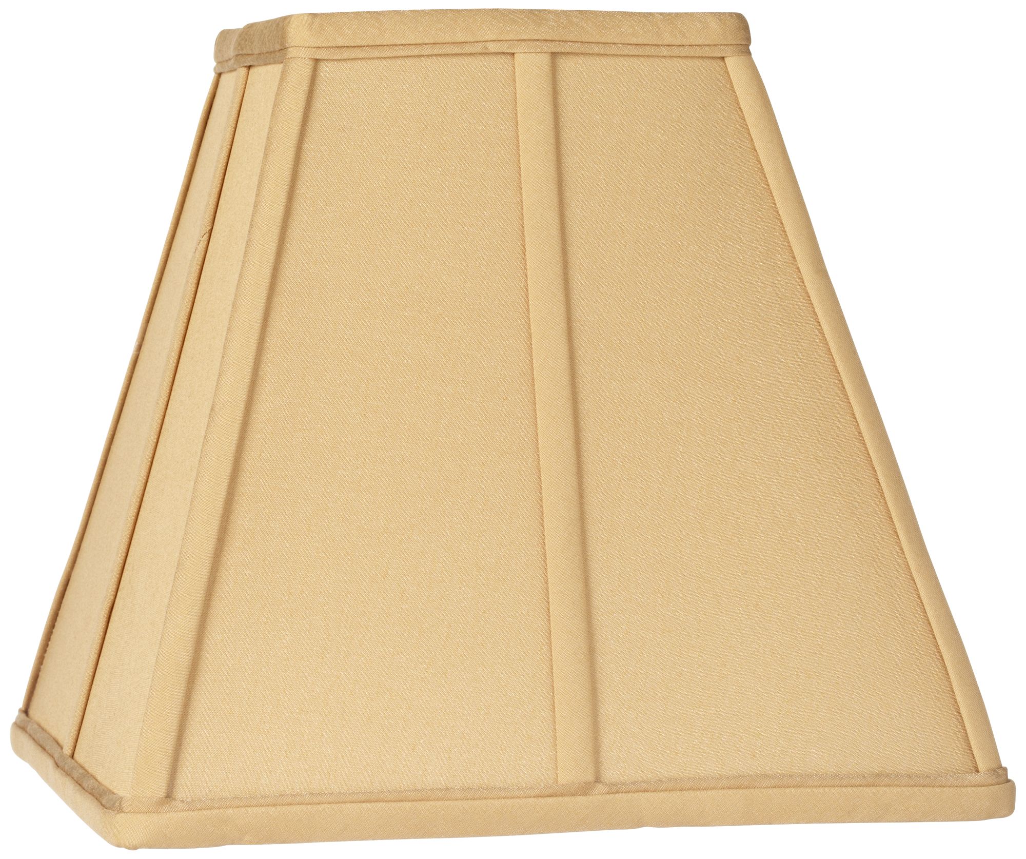 Golden Tan Square Cut Lamp Shade 5.25x10x9 (Spider)