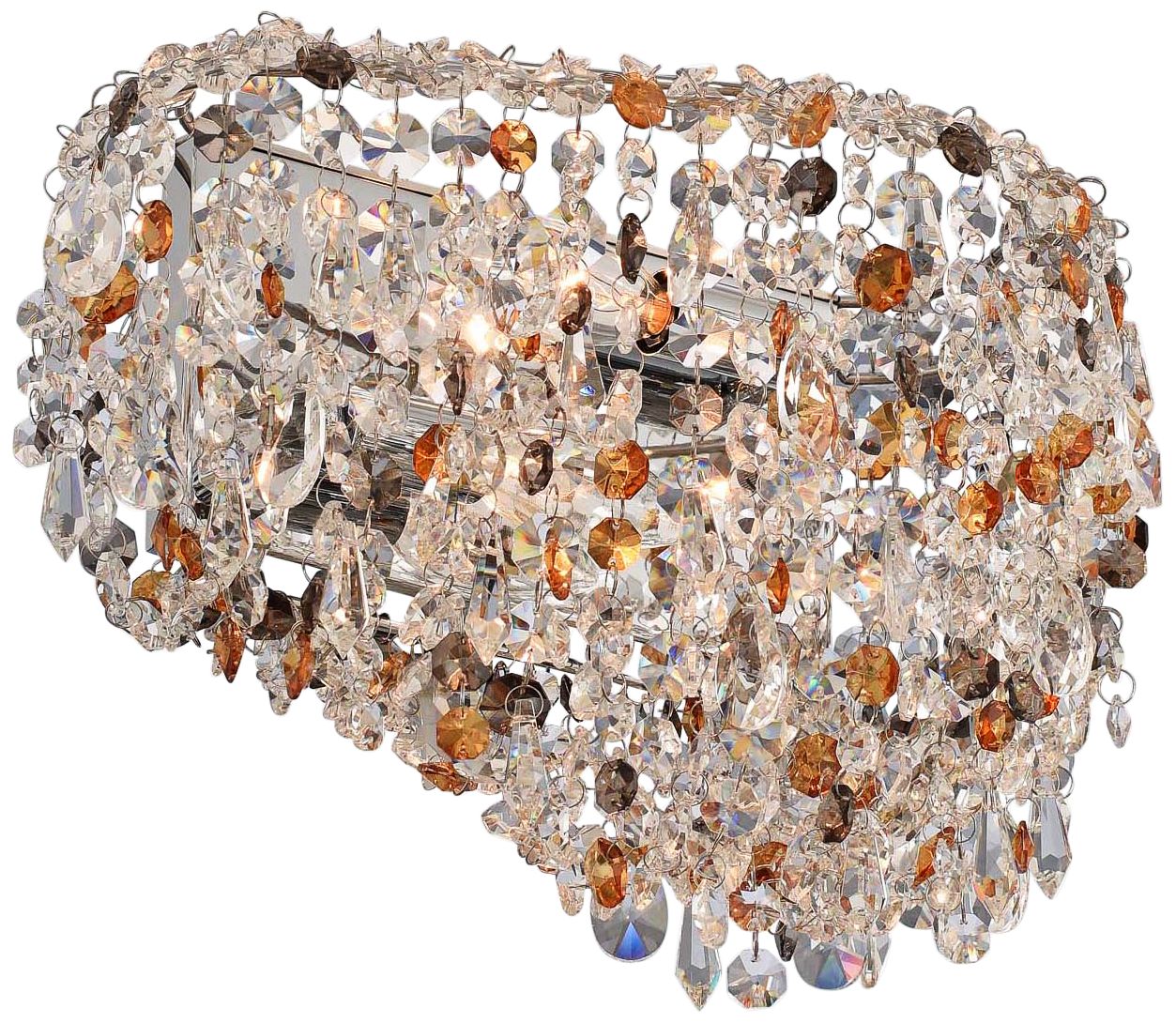 Allegri Jubilee 10" High Chrome Right Facing Wall Sconce