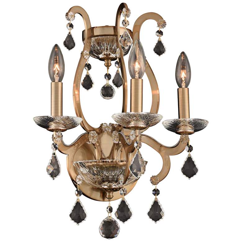 Allegri Duchess 19&quot;H Champagne Gold 3-Light Wall Sconce