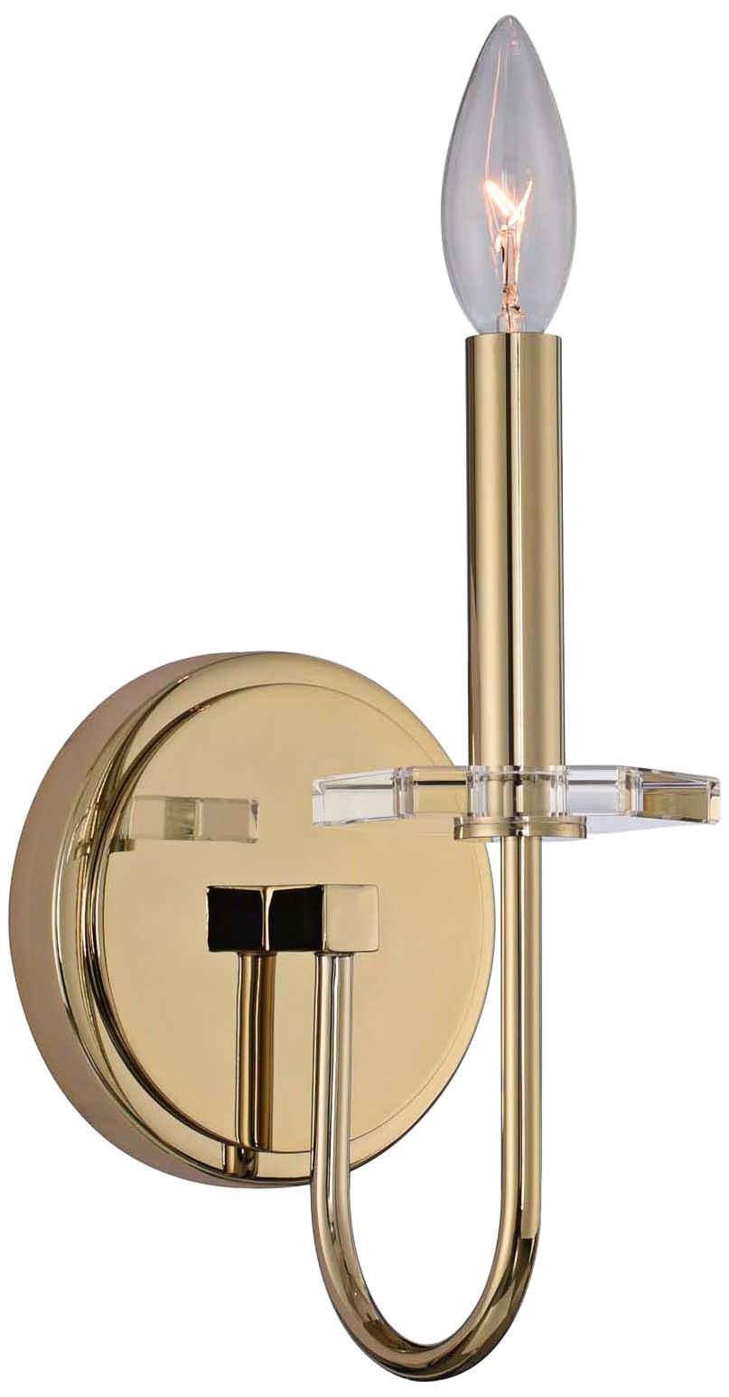 Allegri Bolivar 12" High Champagne Gold Wall Sconce 23C04 Lamps Plus