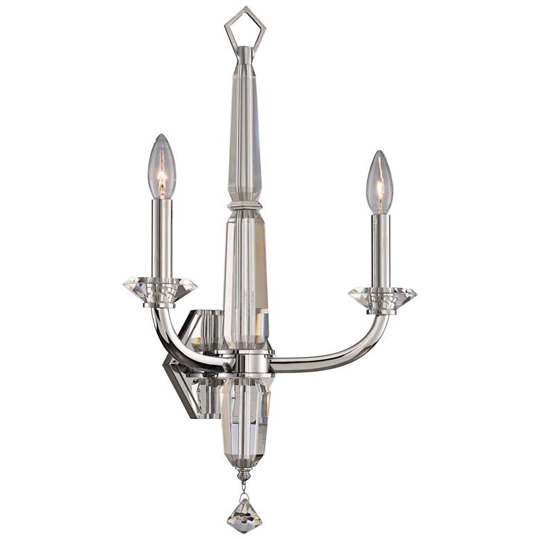 Allegri Palermo 24&quot; High Chrome 2-Light Wall Sconce