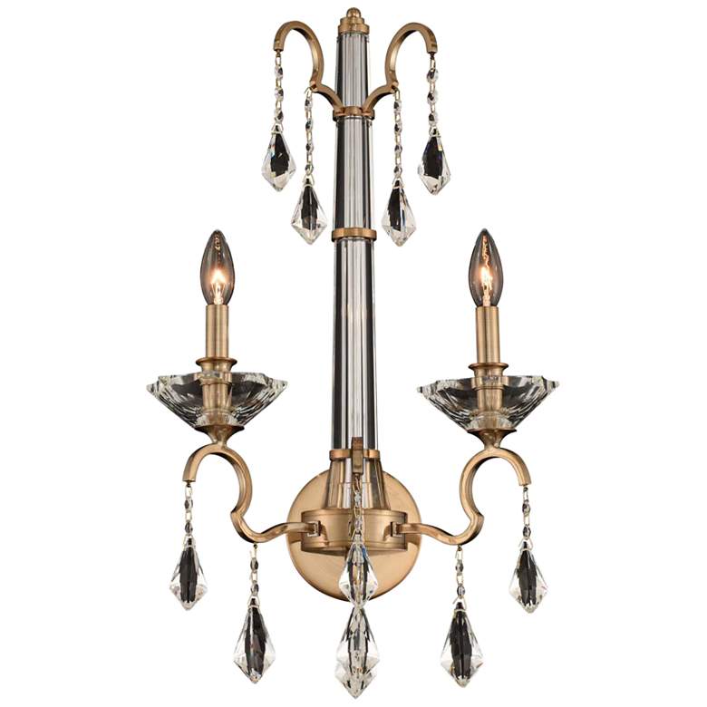 Allegri Valencia 25&quot; High Champagne Gold 2-Light Wall Sconce