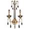 Allegri Valencia 25" High Champagne Gold 2-Light Wall Sconce