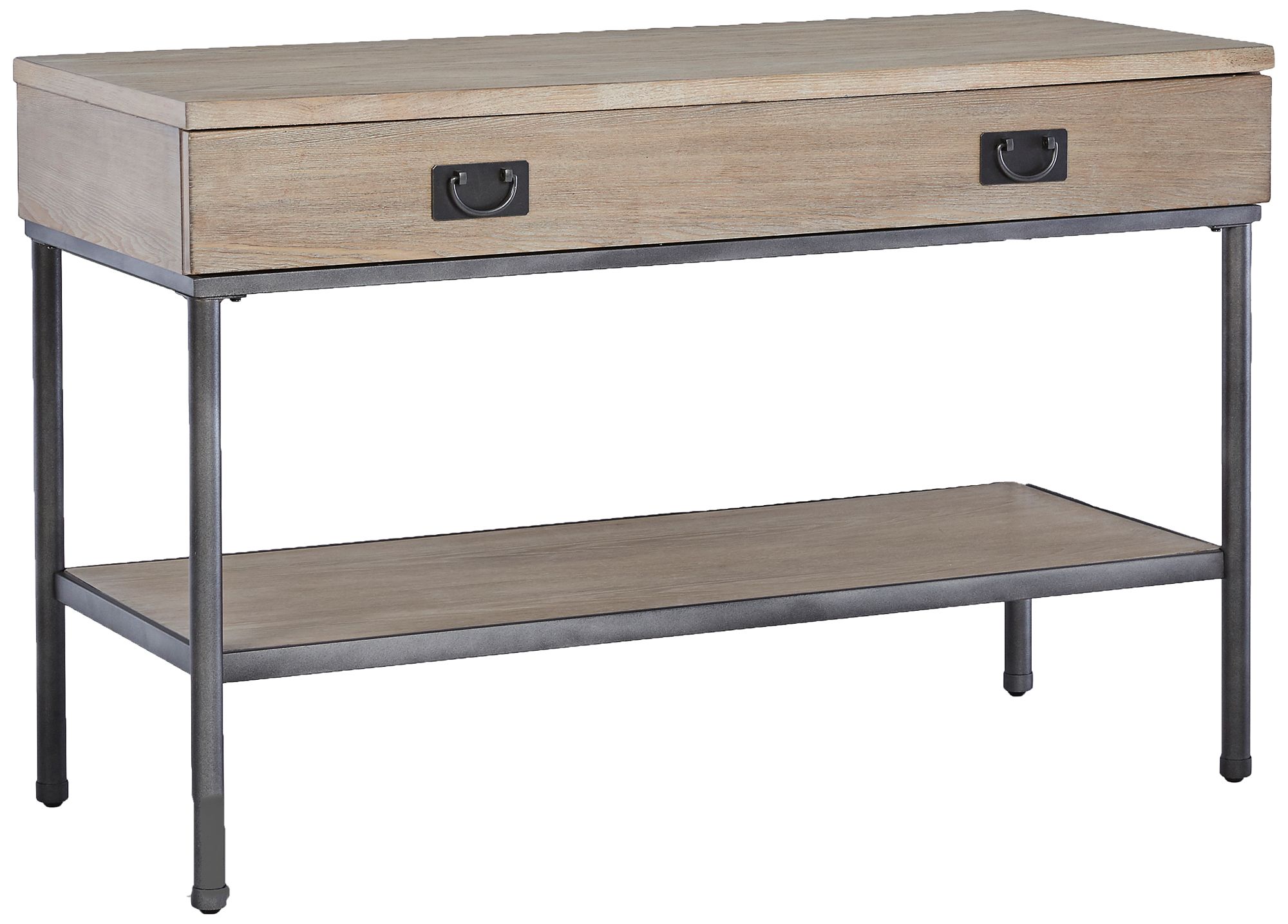 Klaussner Shoal Creek 48" Wide Light Gray Ash Sofa Table