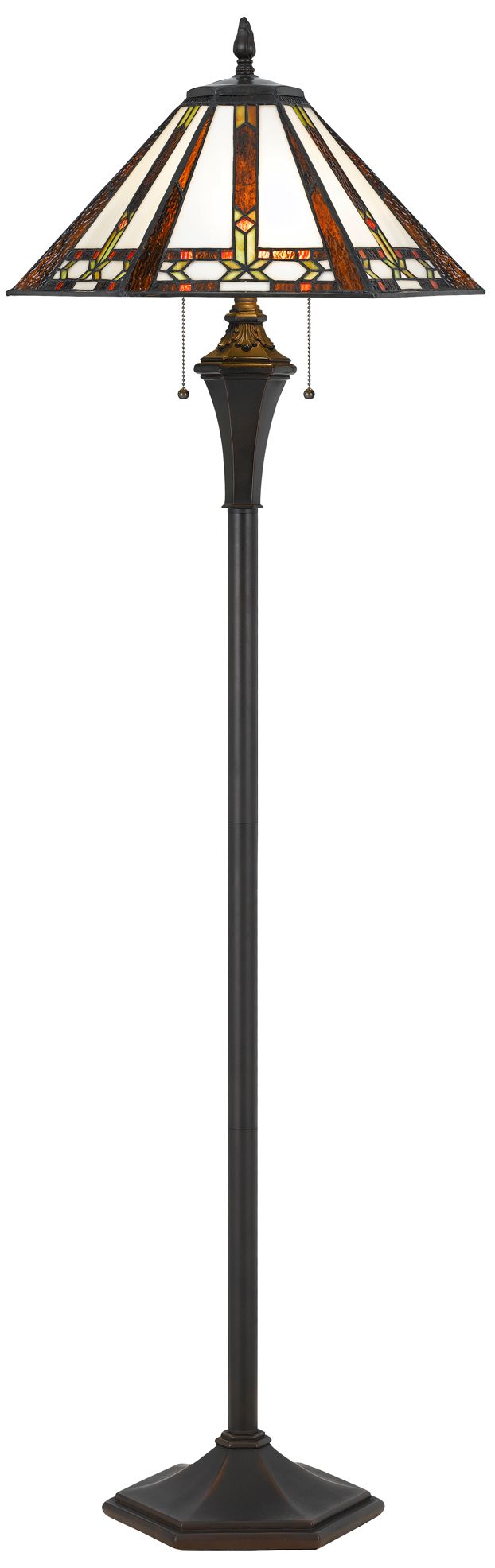 Autumn Tiffany Stained Glass Floor Lamp 23F70 Lamps Plus