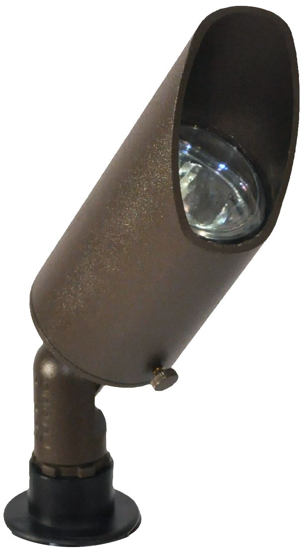 Bronze Texture 5" High LED Spot Light