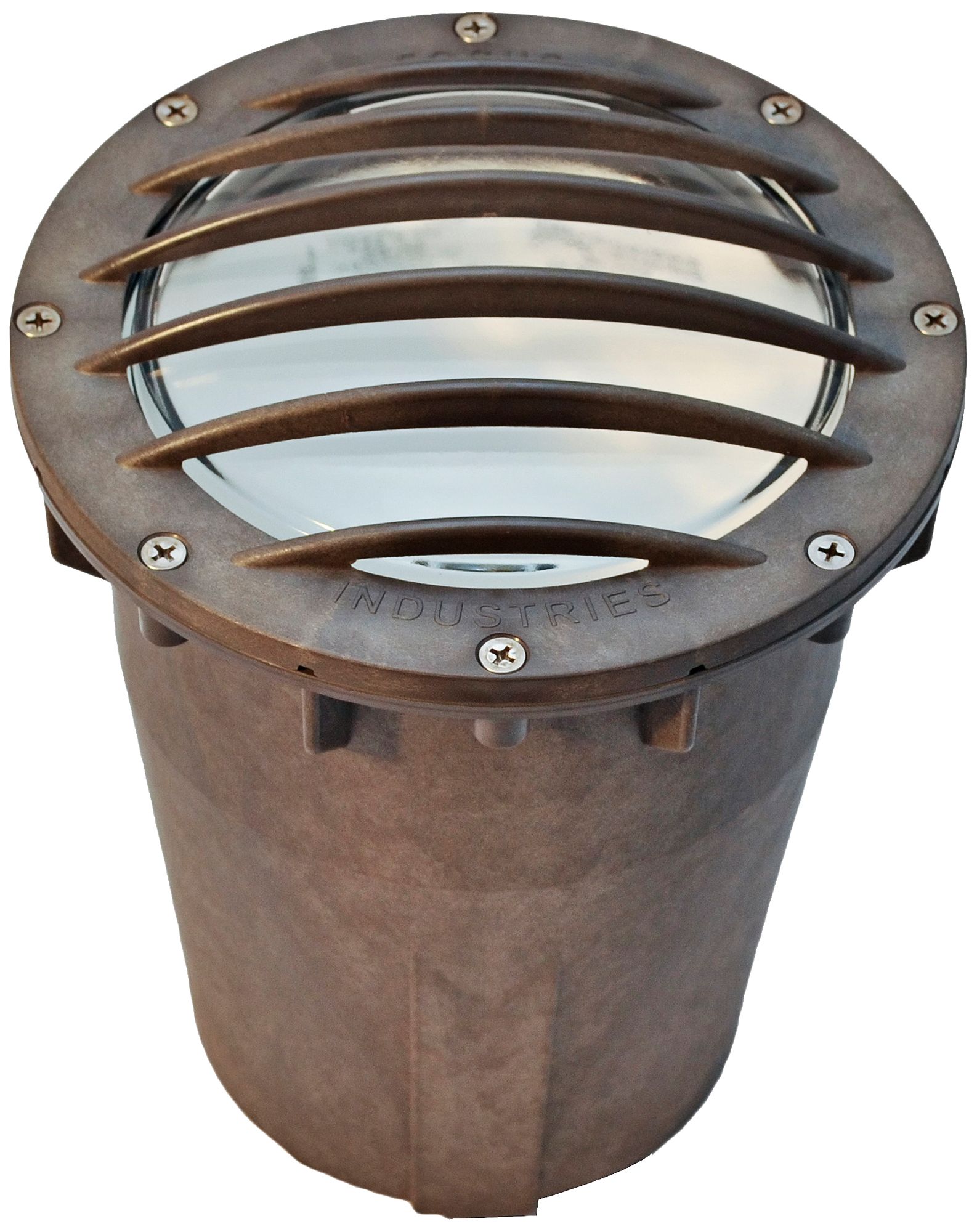 Composite Bronze 9 1/4" High LED Ground Well Light