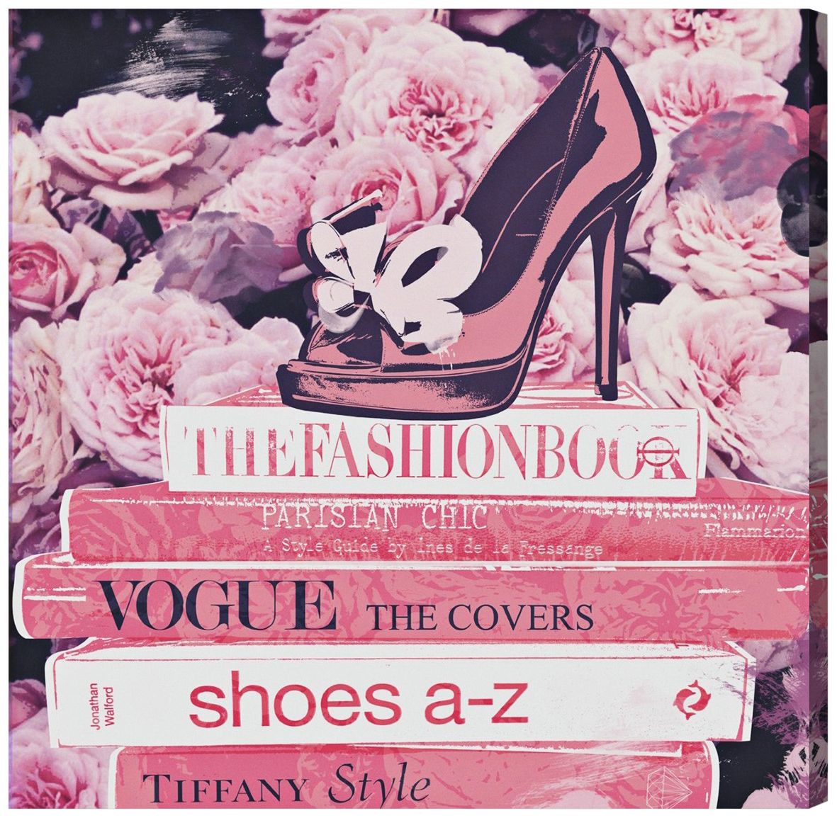 Oliver Gal A Chic Library Canvas Wall Art