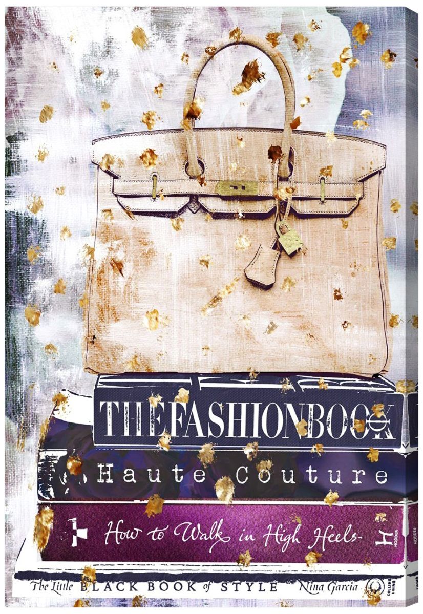 Oliver Gal Fashion A to Z Canvas Wall Art