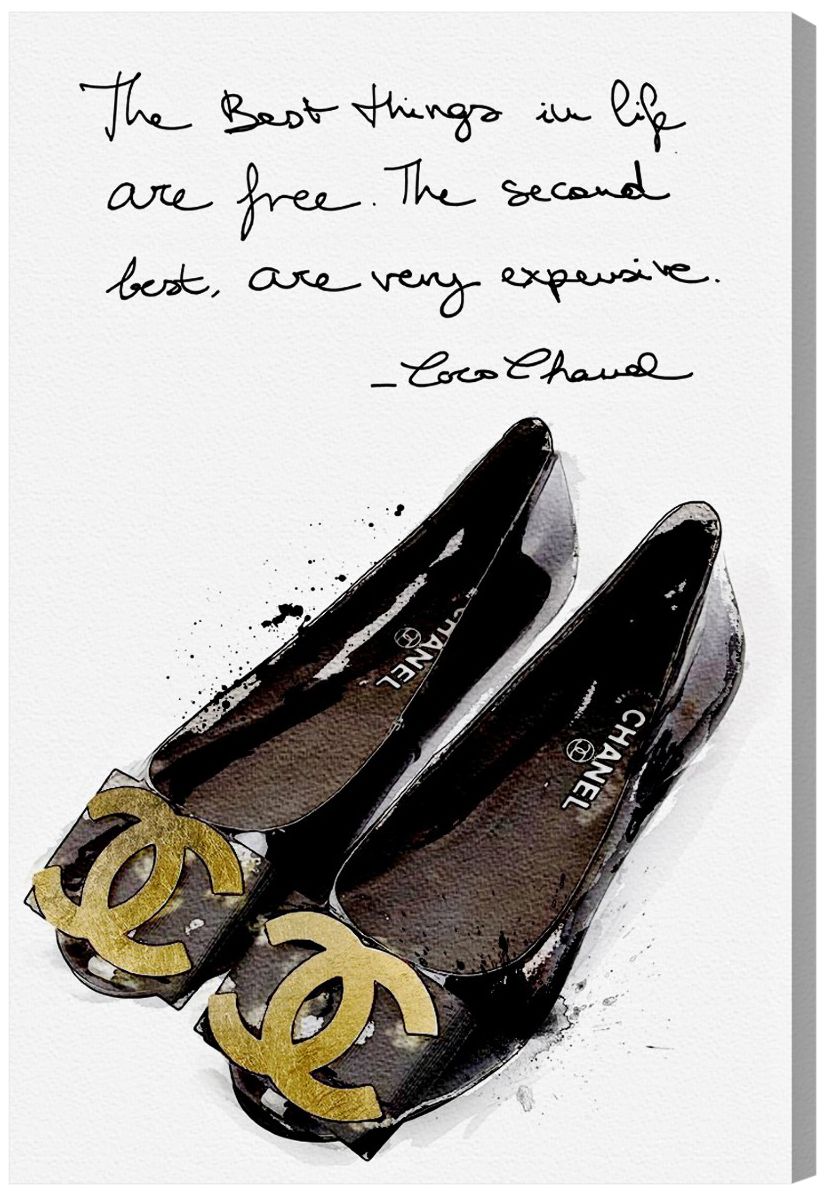 Oliver Gal The Best Things in Flats Canvas Wall Art