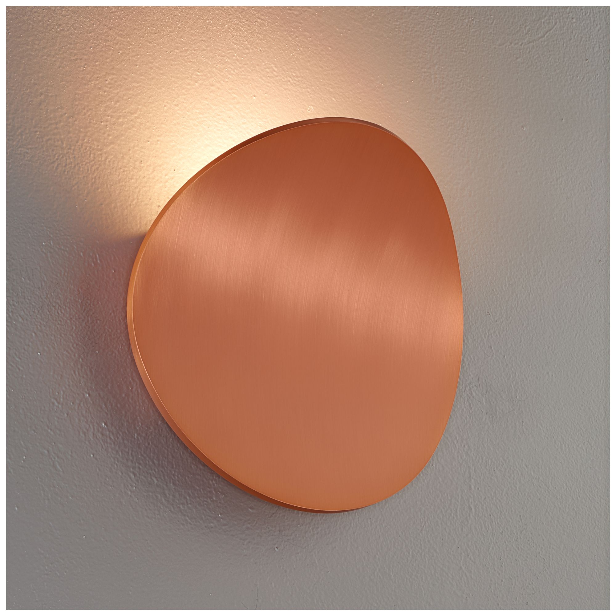 Bruck Lunaro 8 1/4" High Brushed Copper LED Wall Sconce