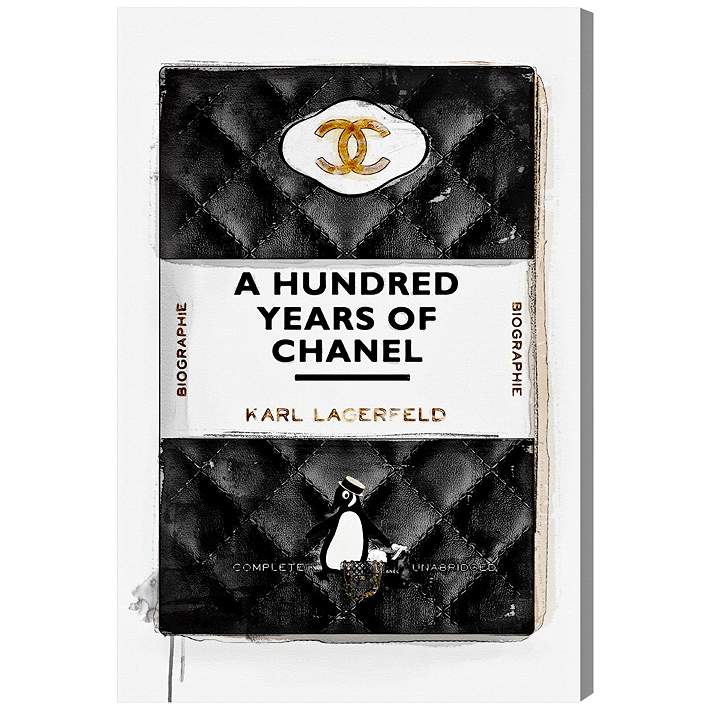 Oliver Gal A Hundred Years Of Chanel Canvas Wall Art 23h17 Lamps Plus