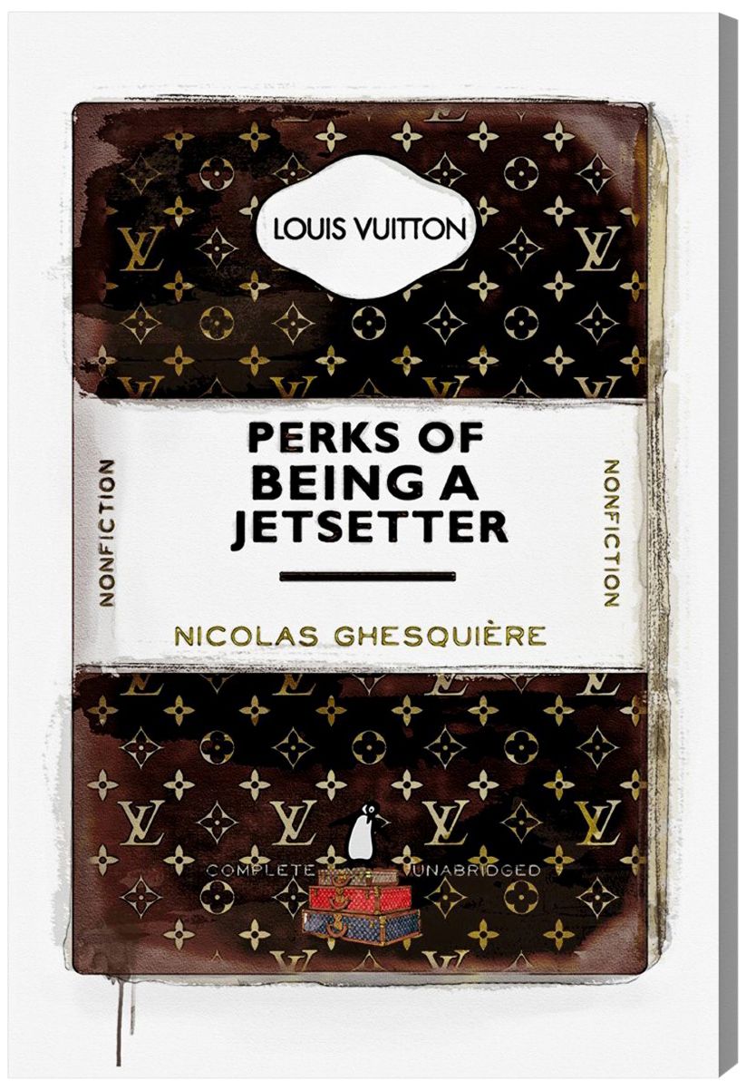 Oliver Gal Perks of Being A Jetsetter Canvas Wall Art