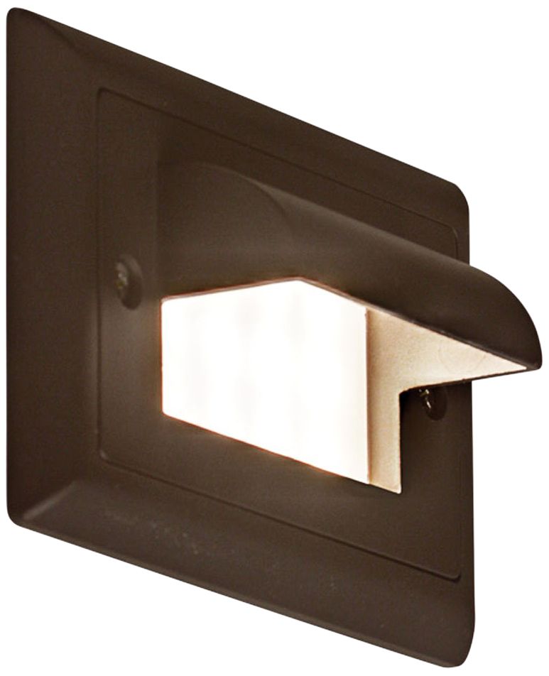 Step 4 3/4"W Horizontal Cove Amber LED Outdoor Light