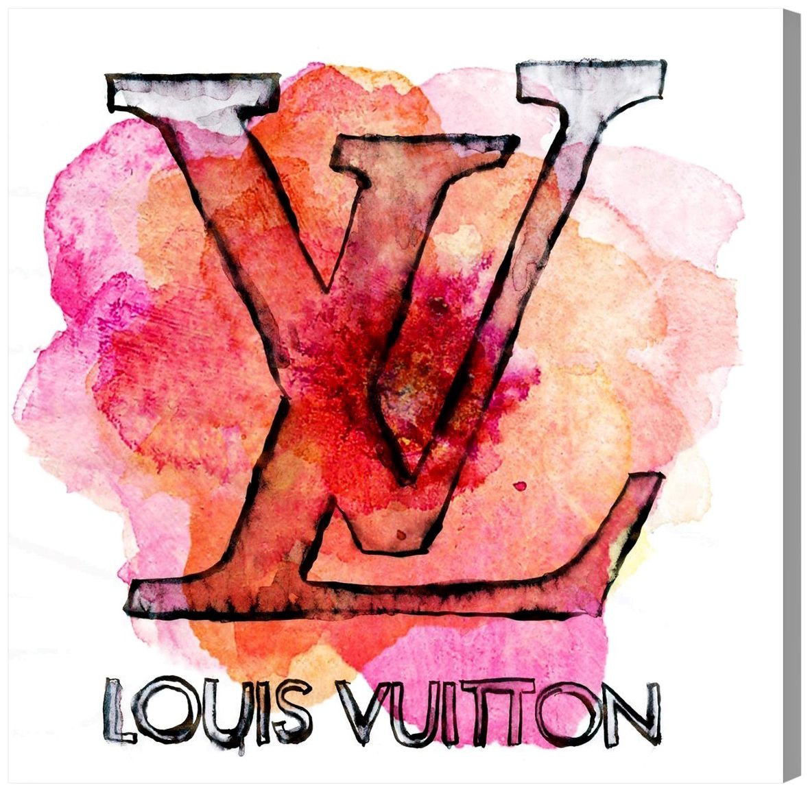 Oliver Gal LV Petals Canvas Wall Art