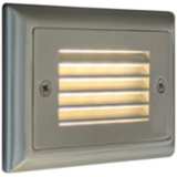 Step 4 3/4&quot;W Horizontal Louver Amber LED Outdoor Step Light