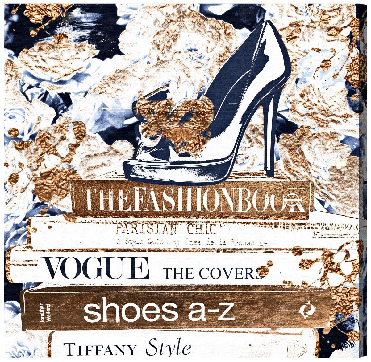 Oliver Gal A to Z Bronze Style Canvas Wall Art