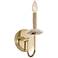 Cararra 12" High Champagne Gold Wall Sconce