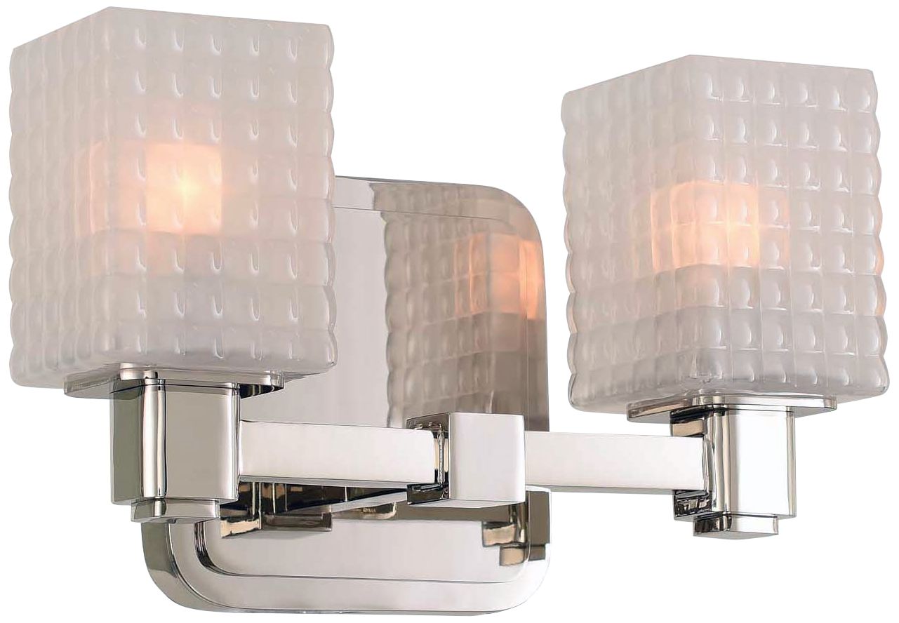 Avanti 6" High Polished Nickel 2-LED Wall Sconce