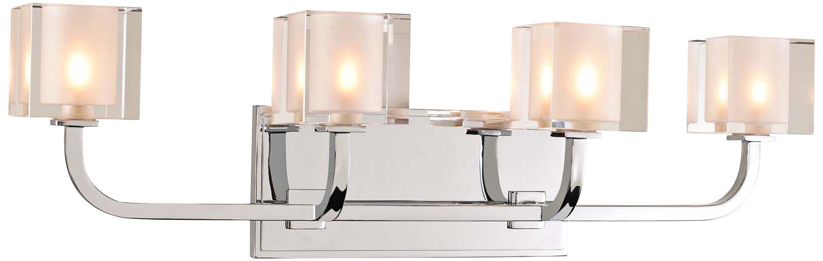 Arcata 24" Wide Chrome 4-LED Bath Light