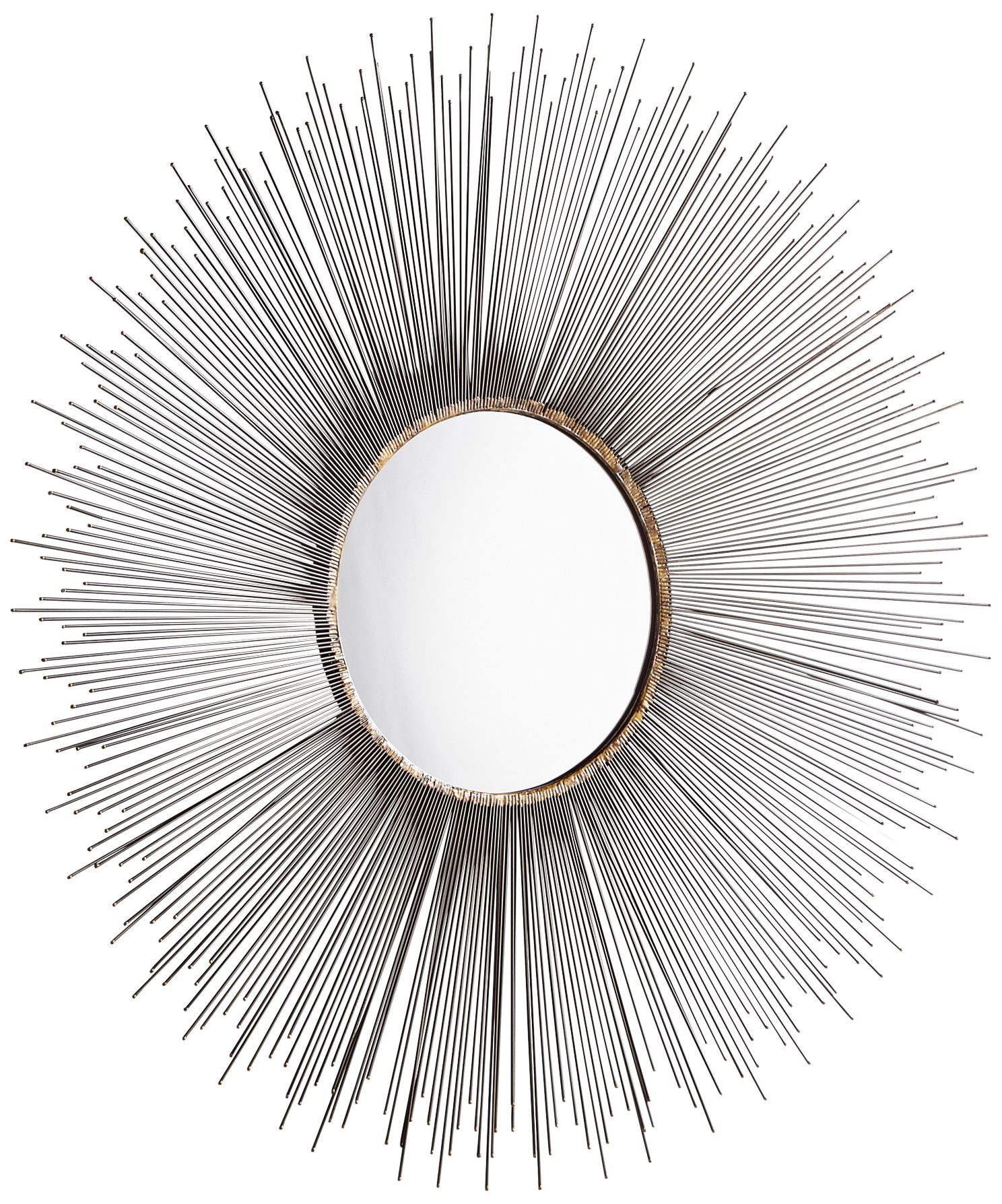 Cyan Design Aludra Zinc Antique 45 1/2" Round Wall Mirror