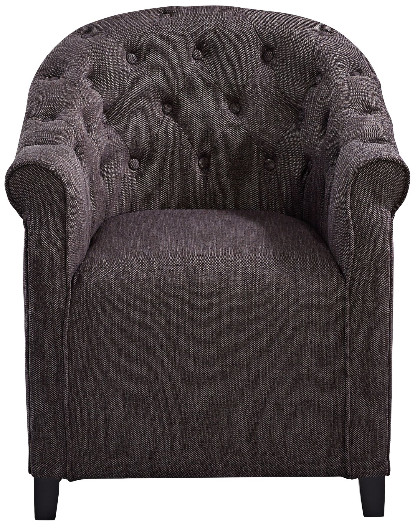 Cyan Design Sultry Charcoal Cotton Tufted Armchair