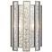 Palisade 14" High Tarnished Silver Wall Sconce