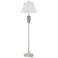 Starfish Antique Floor Lamp with Piped Linen Shade