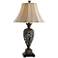 Kenroy Home Iron Lace Golden Ruby Traditional Table Lamp
