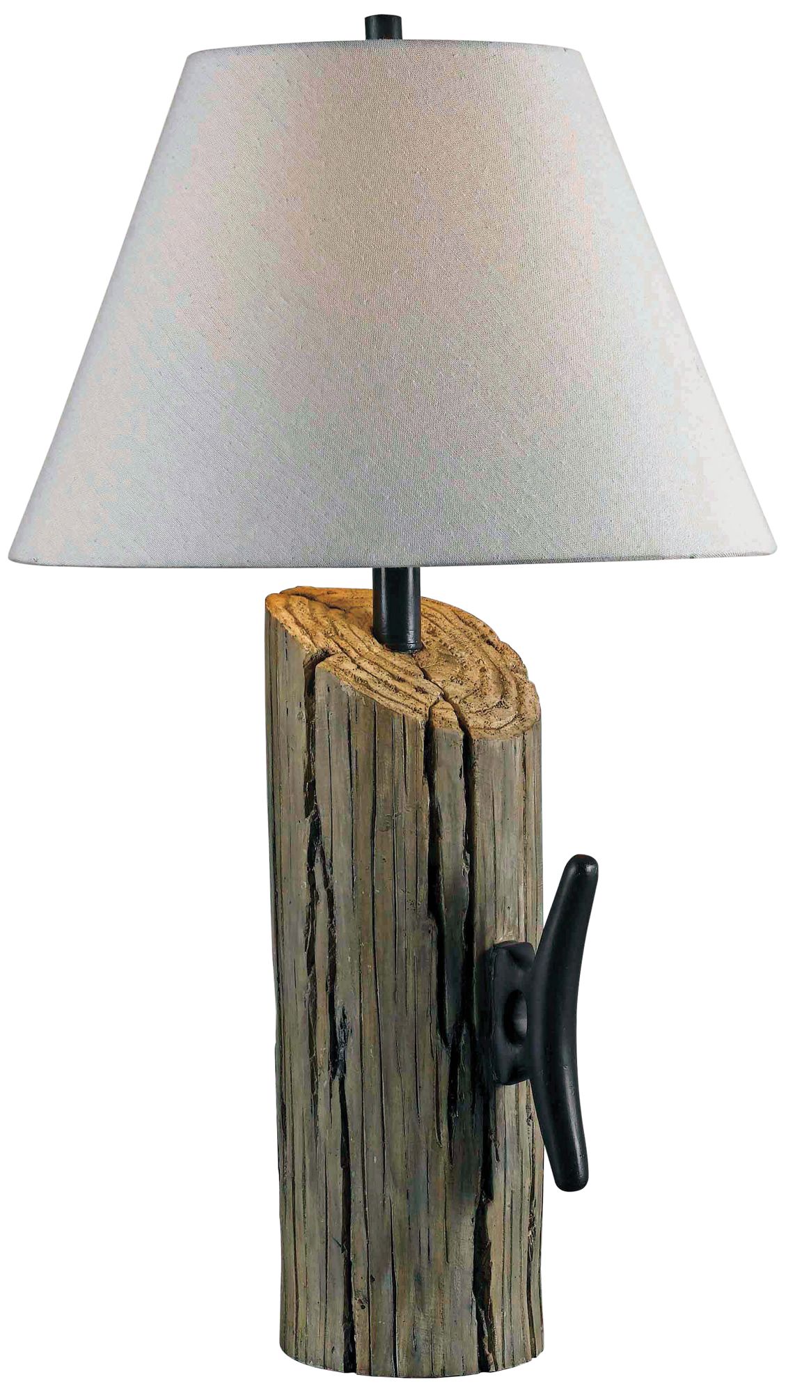 Kenroy Home Cole Wood Grain Table Lamp