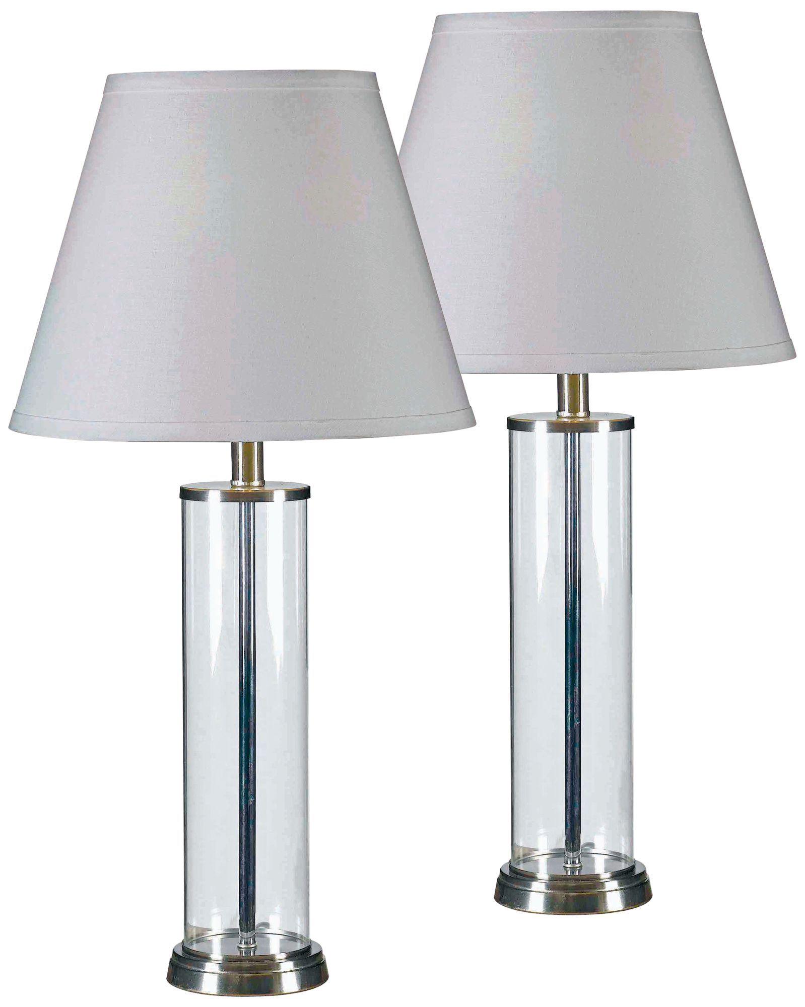 Kenroy Home Echo Glass Table Lamp Set of 2