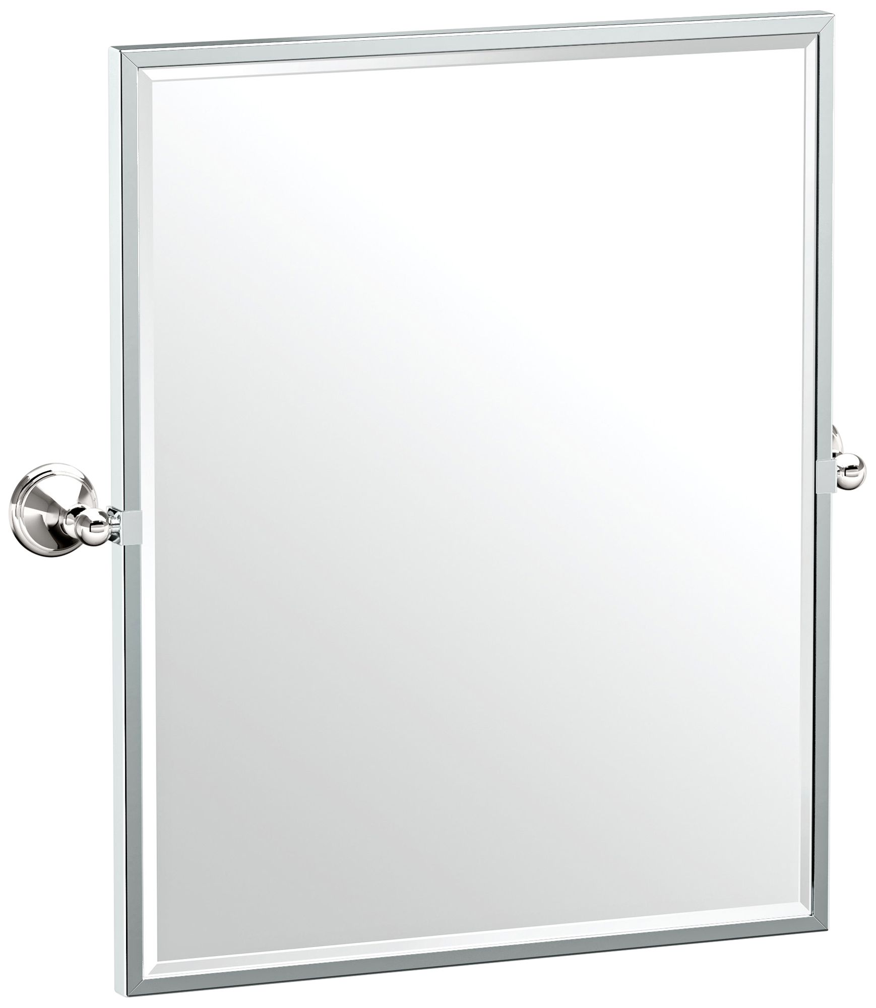 Gatco Laurel Ave Polished Nickel 24 1/4" x 25" Wall Mirror